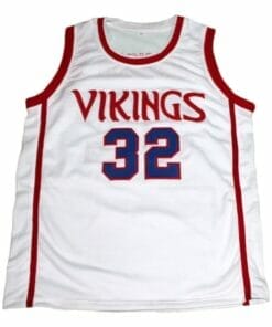 Magic Johnson #32 Vikings High School Basketball Jersey White