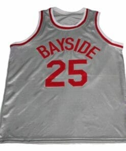 Zack Morris #25 Bayside Saved By The Bell New Basketball Jersey Grey