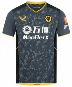 21-22 Wolverhampton Wolves Away Jersey Custom Name and Number Jersey