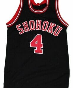 Akagi #4 Shohoku Slam Dunk New Basketball Jersey Black