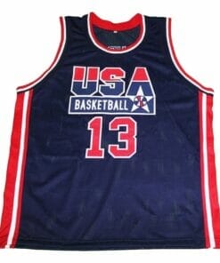 Shaquille O'Neal #13 Team USA Basketball Jersey Navy Blue
