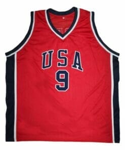 Michael Jordan #9 Team USA Basketball Jersey Red