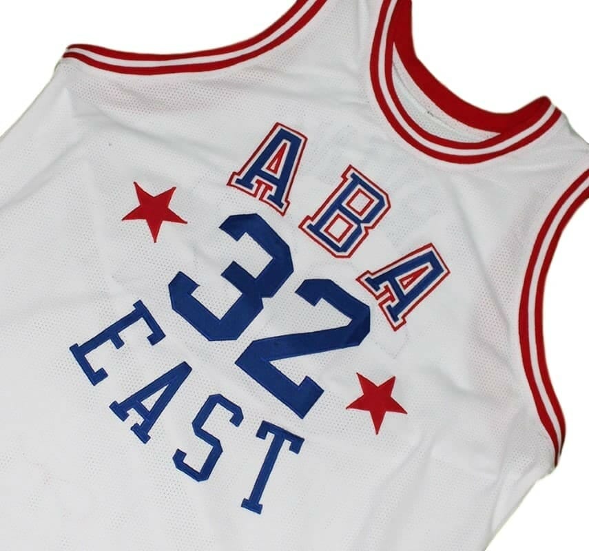 Julius Erving #32 ABA East Basketball Jersey White 2 Julius Erving #32 ABA East Basketball Jersey White