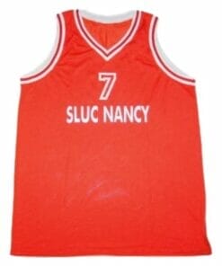 Adrian Autry #7 Sluc Nancy Basketball Jersey Sewn Red