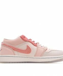Alternative view of Air Jordan 1 Low Pink Beige