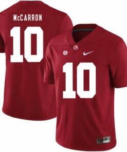 Alabama Crimson Tide #10 A.J McCarron College Football Jersey Red