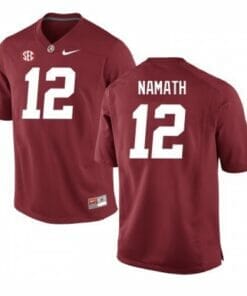 Alabama Crimson Tide #12 Joe Namath NCAA Football Jersey Red