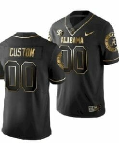 Personalized Alabama Football Jersey Name Number Black