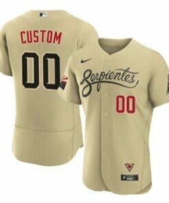Arizona Diamondbacks Custom Name Number 2021 Gold City Connect Jersey