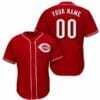 Cincinnati Reds Customizable Custom Baseball Jersey Red