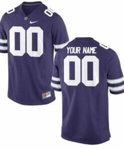 Custom Kansas State Jersey Name Number Football Purple