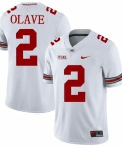 Ohio State Buckeyes #2 Chris Olave NCAA College Football Jersey White