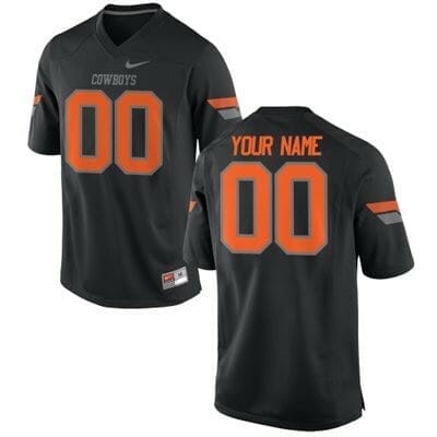 Oklahoma State Custom Jersey Name Number Football Black 1 Oklahoma State Custom Jersey Name Number Football Black