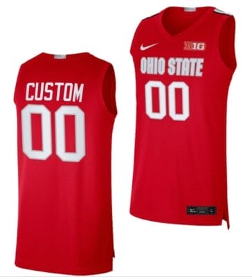Custom Ohio State Buckeyes Jersey Name and Number College Basketball BIG Red 6 Custom Ohio State Buckeyes Jersey Name and Number College Basketball BIG Red