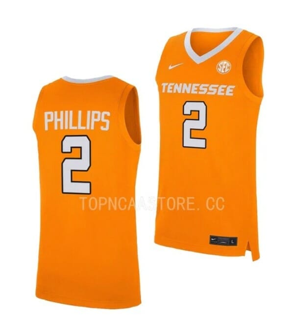 Men's #2 Julian Phillips Jersey Tennessee Volunteers College Basketball Jerseys Orange 6 Men's #2 Julian Phillips Jersey Tennessee Volunteers College Basketball Jerseys Orange