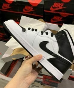 Air Jordan 1 Mid Black And White Reverse 6 Air Jordan 1 Mid Black And White Reverse