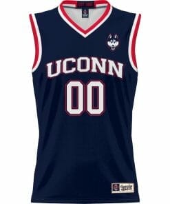 Custom UConn Huskies Jersey College Basketball Name and Number Navy