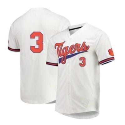 Dylan Brewer Jersey Clemson Tigers Baseball NCAA College White Alumni #3 6 Dylan Brewer Jersey Clemson Tigers Baseball NCAA College White Alumni #3