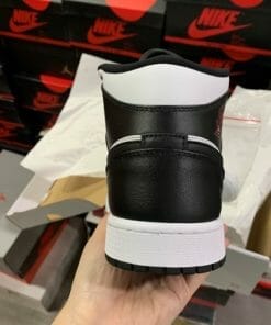 Air Jordan 1 Mid Black And White Reverse 8 Screenshot 2 182