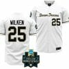 Wake Forest Demon Deacons Baseball Brock Wilken Jersey NCAA 2023 College World Series White #25 4 Wake Forest Demon Deacons Baseball Brock Wilken Jersey NCAA 2023 College World Series White #25