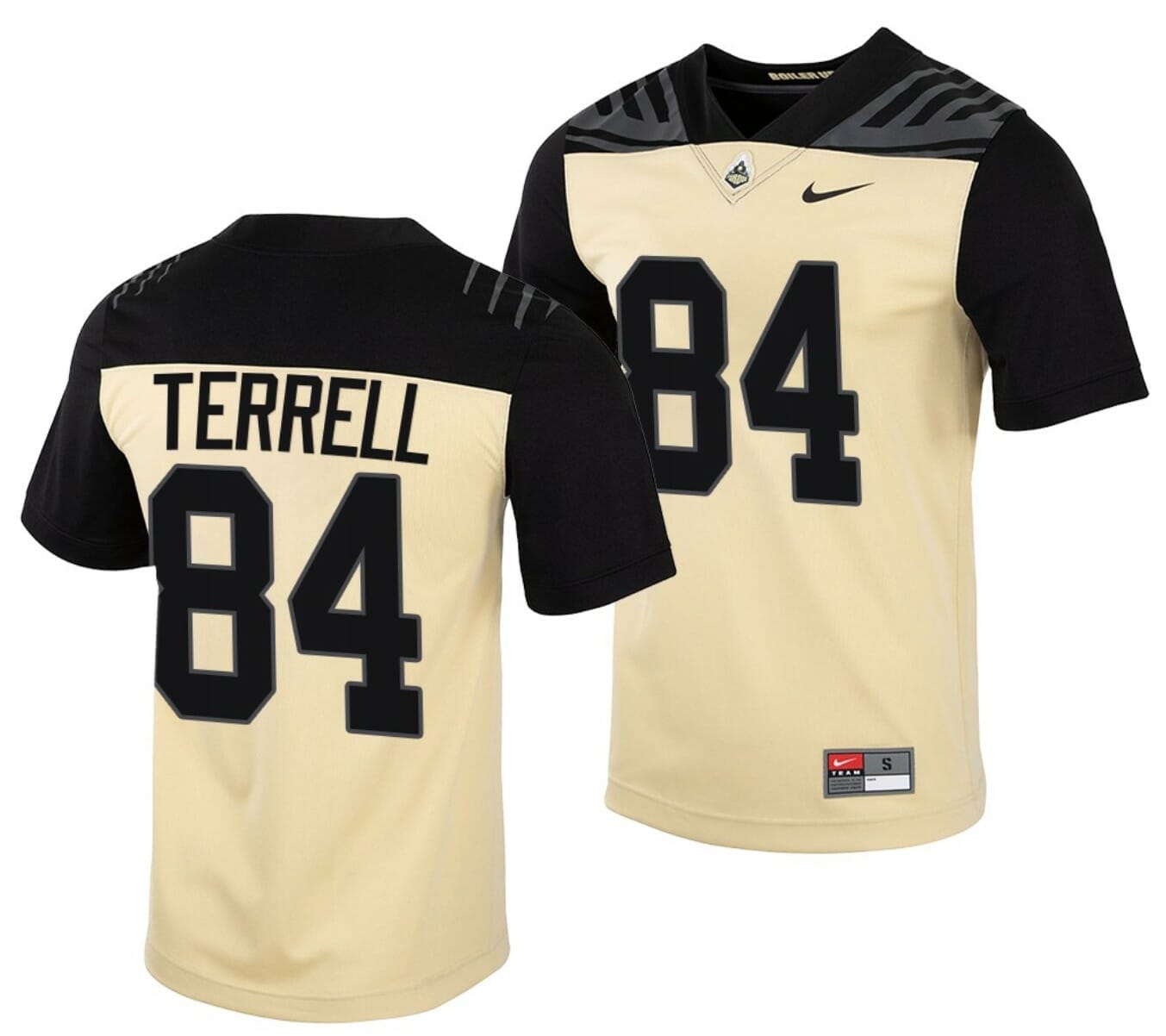 Purdue Boilermakers Preston Terrell Jersey #84 College Football Gold Vapor Untouchable 1 Purdue Boilermakers Preston Terrell Jersey #84 College Football Gold Vapor Untouchable