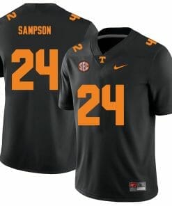 Tennessee Volunteers #24 Dylan Sampson Jersey College Football New Black