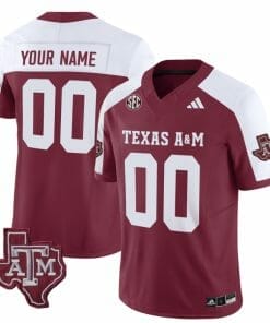 Custom Texas A&M Aggies Jersey Name and Number Vapor Limited College Football Stitched Alternate