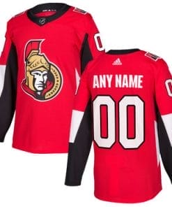 Custom Ottawa Senators Jersey Name And Number 2017-2018 Red NHL
