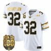 Ohio State Buckeyes TreVeyon Henderson Jersey #32 College Football Stitched White Gold