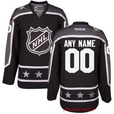 Custom NHL All-Star Jersey Name And Number 2017 Black Pacific Division Reebok Game Hockey 8 Custom NHL All-Star Jersey Name And Number 2017 Black Pacific Division Reebok Game Hockey