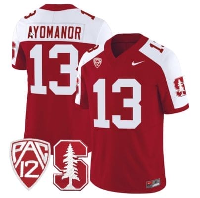 Elic Ayomanor Jersey #13 Standford Cardinal Jersey Vapor Limited College Football Crimson Alternate 8 Elic Ayomanor Jersey #13 Standford Cardinal Jersey Vapor Limited College Football Crimson Alternate