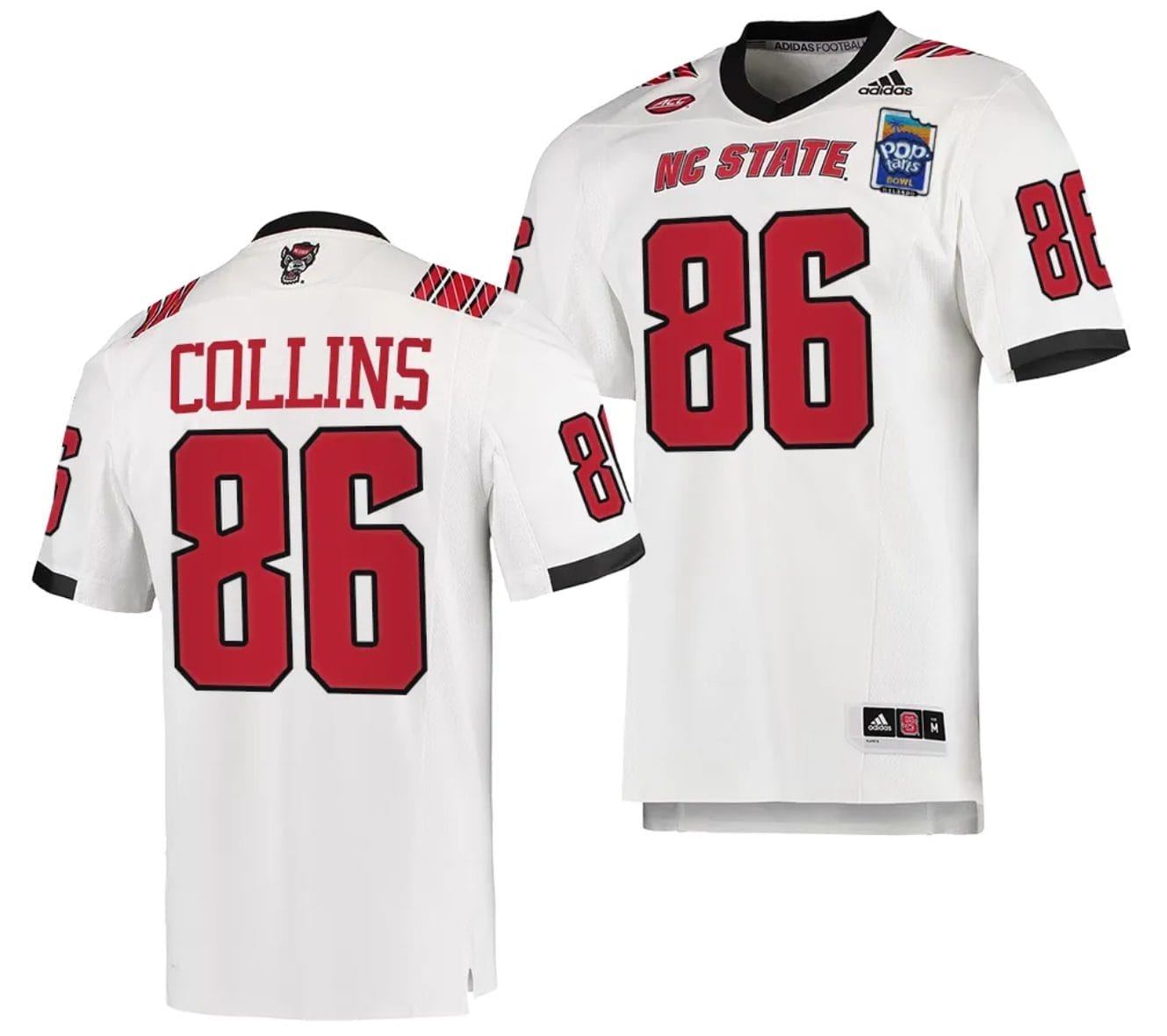 Dacari Collins Jersey #86 NC State Wolfpack 2023 Pop-Tarts Bowl Football White 1 Dacari Collins Jersey #86 NC State Wolfpack 2023 Pop-Tarts Bowl Football White
