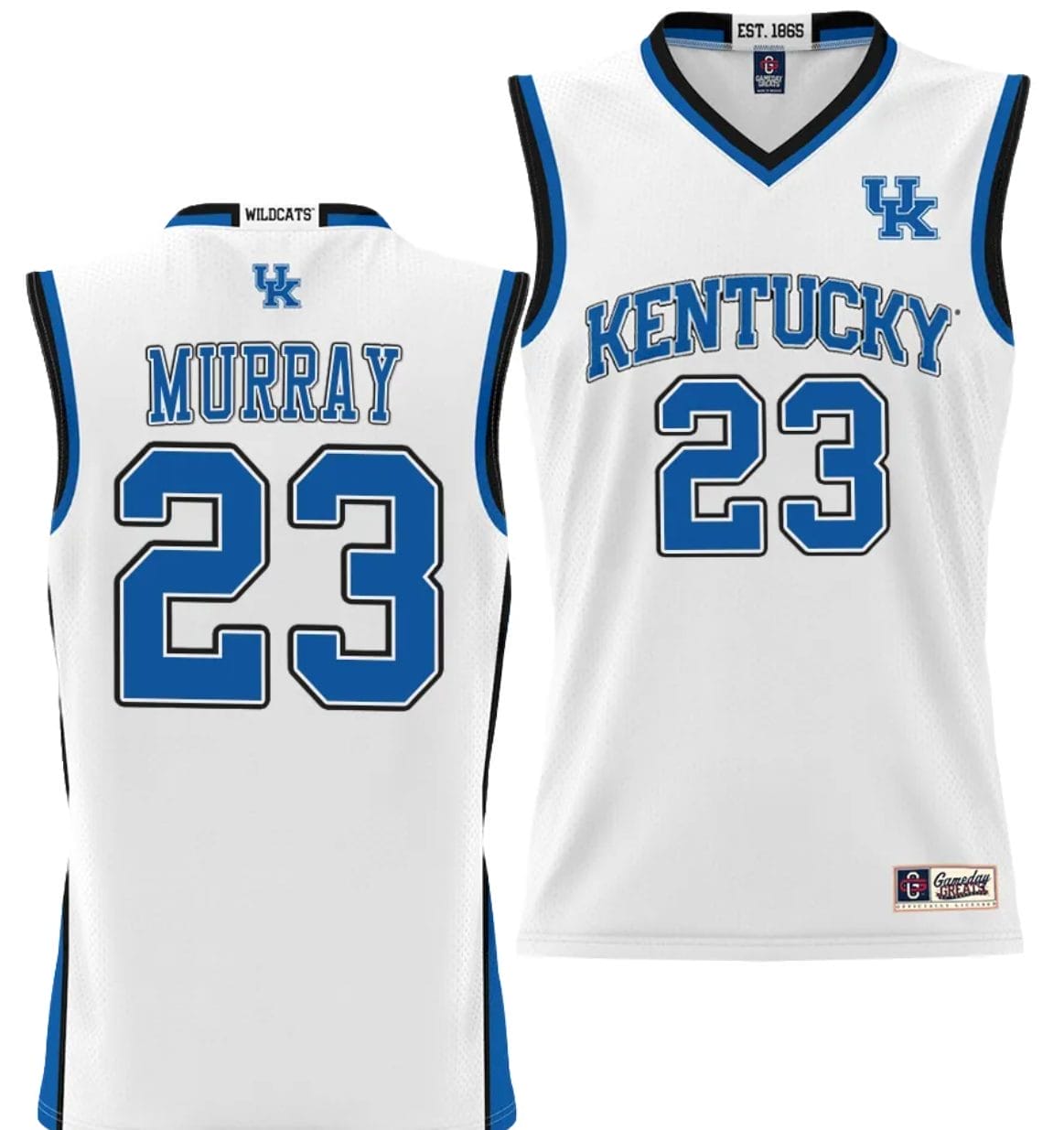Jamal Murray Jersey #23 Kentucky Wildcats NIL College Basketball Lightweight White 1 Jamal Murray Jersey #23 Kentucky Wildcats NIL College Basketball Lightweight White