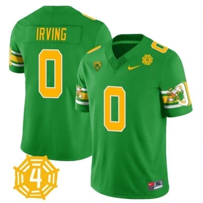 MarKeise Irving Jersey #0 Oregon Ducks Honor Spencer Webb Patch Football Green 8 MarKeise Irving Jersey #0 Oregon Ducks Honor Spencer Webb Patch Football Green