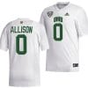 OShaan Allison Jersey #0 Ohio Bobcats College Football Uniform White