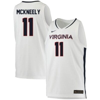 Isaac McKneely Jersey #11 Virginia Cavaliers College Basketball Stitched White 8 Isaac McKneely Jersey #11 Virginia Cavaliers College Basketball Stitched White