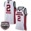 Bree Hall Jersey #23 South Carolina Gamecocks Basketball 2024 National Champions All Stitched White
