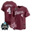 Travis Chestnut Jersey #4 Texas AM Aggies 2024 College World Series Vapor Premier Limited NCAA Baseball Stitched Maroon 5 Travis Chestnut Jersey #4 Texas AM Aggies 2024 College World Series Vapor Premier Limited NCAA Baseball Stitched Maroon