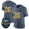 Tyler Buchner Jersey #26 No Name Notre Dame Fighting Irish 2024 Shamrock Series Uniform College Football