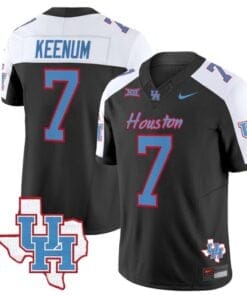Case Keenum Jersey #7 Houston Cougars Oilers Jersey Inspired Vapor College Football Limited Stitched Black Alternate