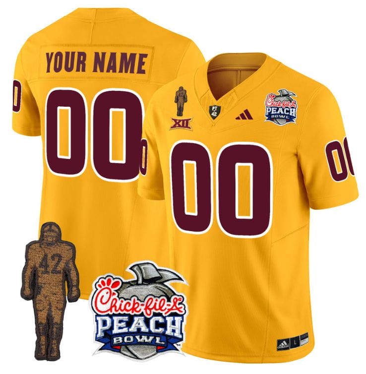 Custom Sun Devils Pat Tillman Jersey Arizona State Peach Bowl V2 Stitched Football 10 Custom Sun Devils Pat Tillman Jersey Arizona State Peach Bowl V2 Stitched Football - Image 10