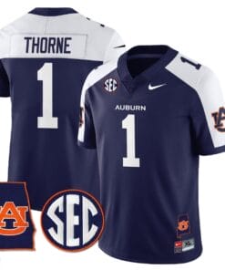 Payton Thorne Jersey #1 Auburn Tigers Alabama Patch Vapor Stitched