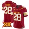 Troy Davis Jersey #28 Iowa State Cyclones 2025 Limited Stitched Cardinal 3 TroyDavisJersey 28IowaStateCyclones2025LimitedStitchedCardinal